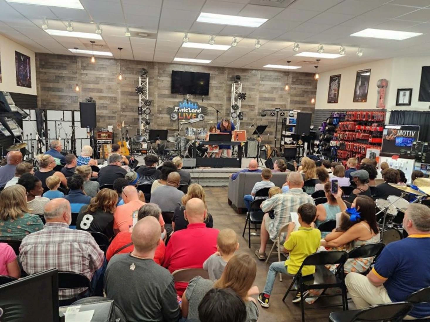 Live concert at the MusicLand Live venue in Bel Air MD