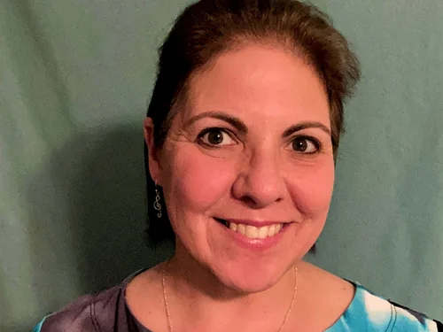 Dawn Garner, music instructor at Music Land in Bel Air, MD