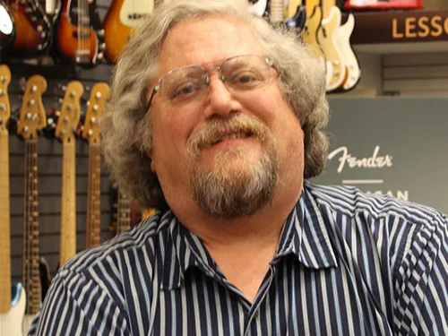 Gray Gold, music instructor at Music Land in Bel Air, MD
