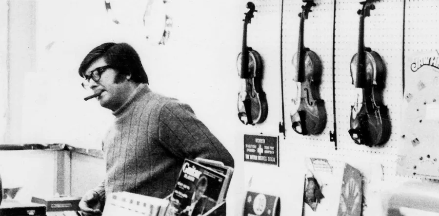Music Land founder Joe Noto in a vintage photo