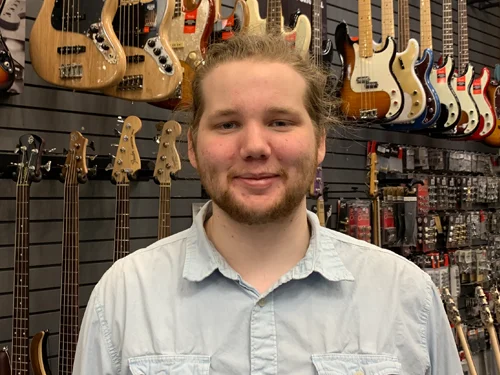 Scott Nowaskey, music instructor at Music Land in Bel Air, MD