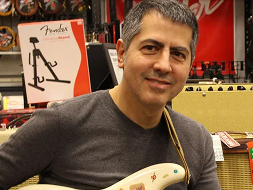 Vincent Corson, music instructor at Music Land in Bel Air, MD